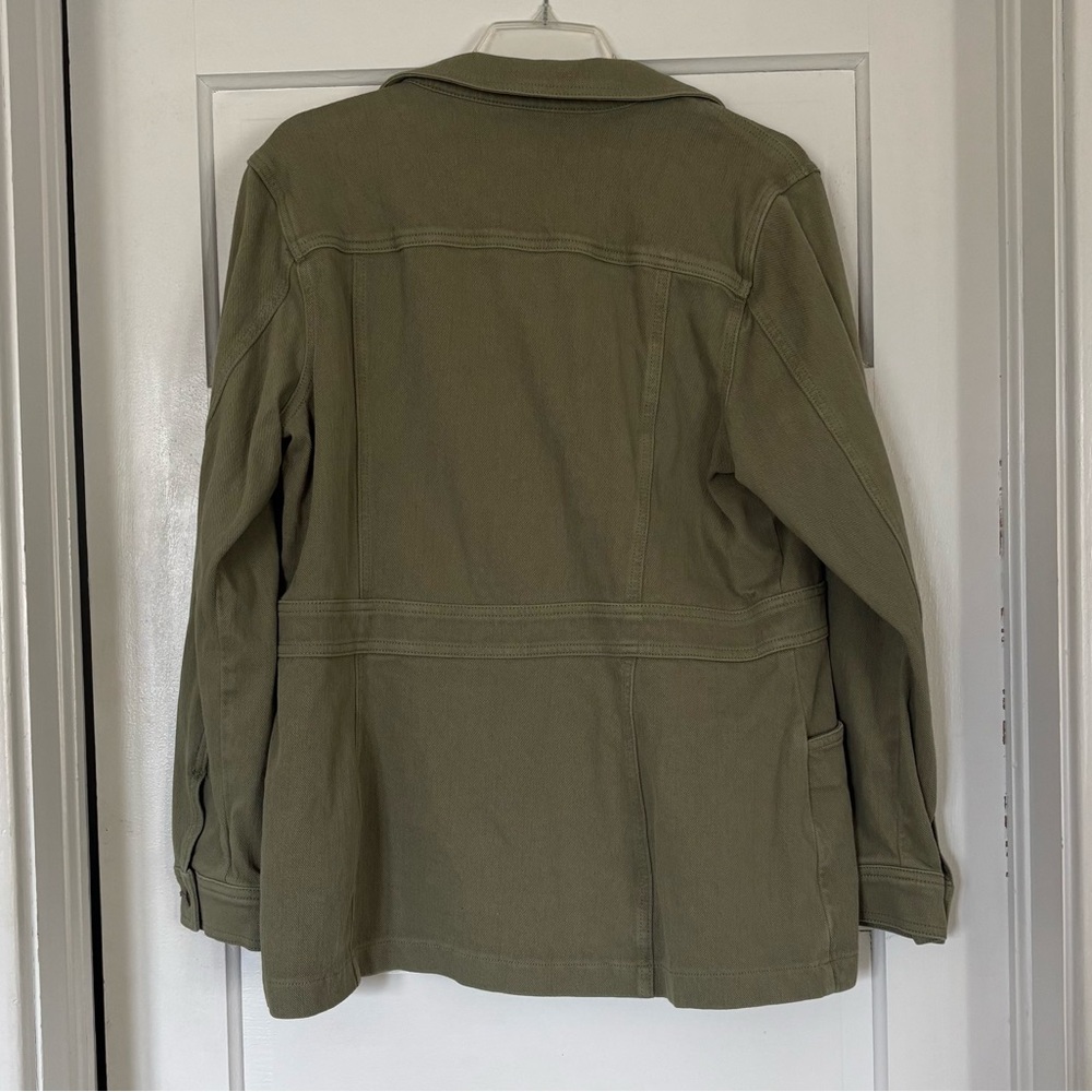 Coldwater Creek Olive Green Utility Jacket for Women - Picture 4 of 5